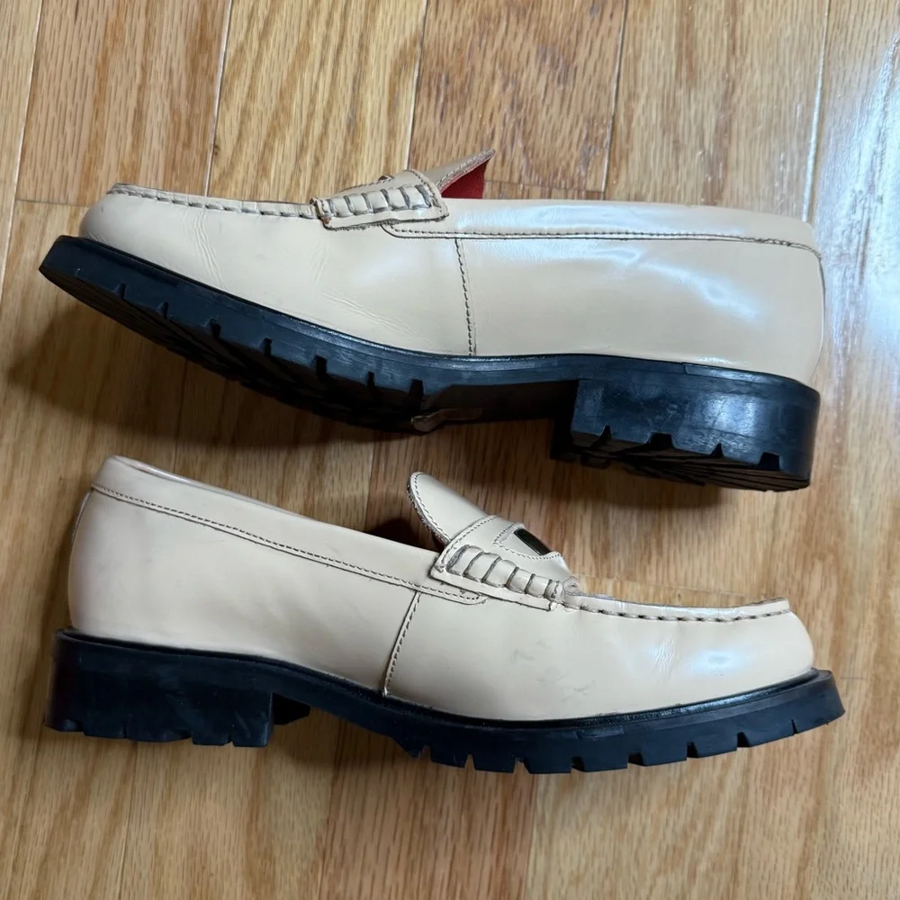 NEW Free People Liv Camel Penny Loafer, size 7